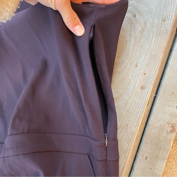 Babaton plum color sleeveless jumpsuit | size 0 - Picture 8 of 10